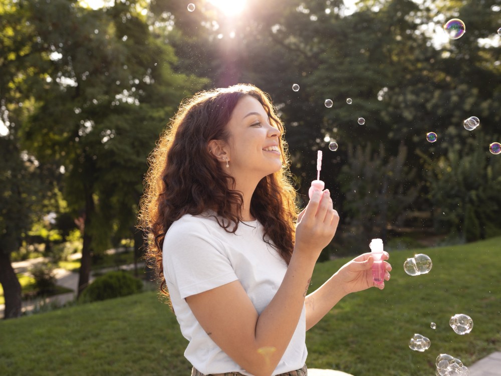 beautiful young woman smiling outdoors Embracing a More Intentional Lifestyle