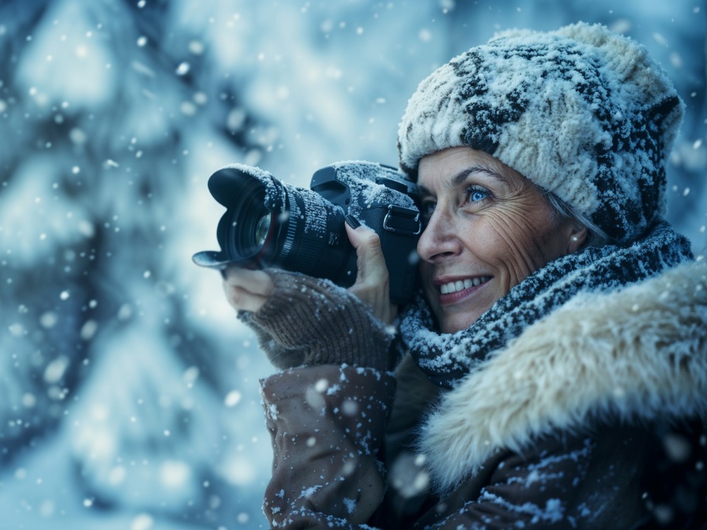 old woman celebrating world photography day Embracing a More Intentional Lifestyle